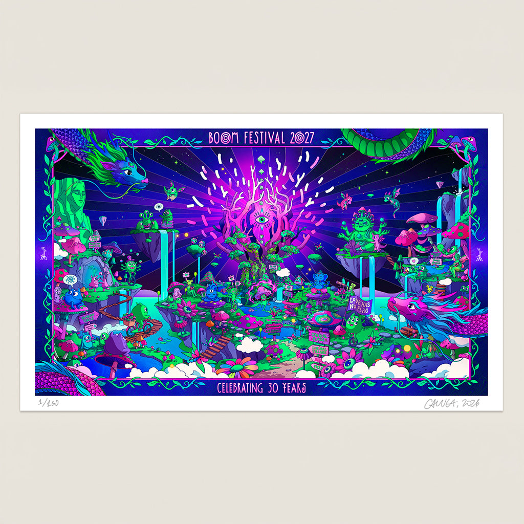 Art Print "Boom Festival: Celebrating 30 years"