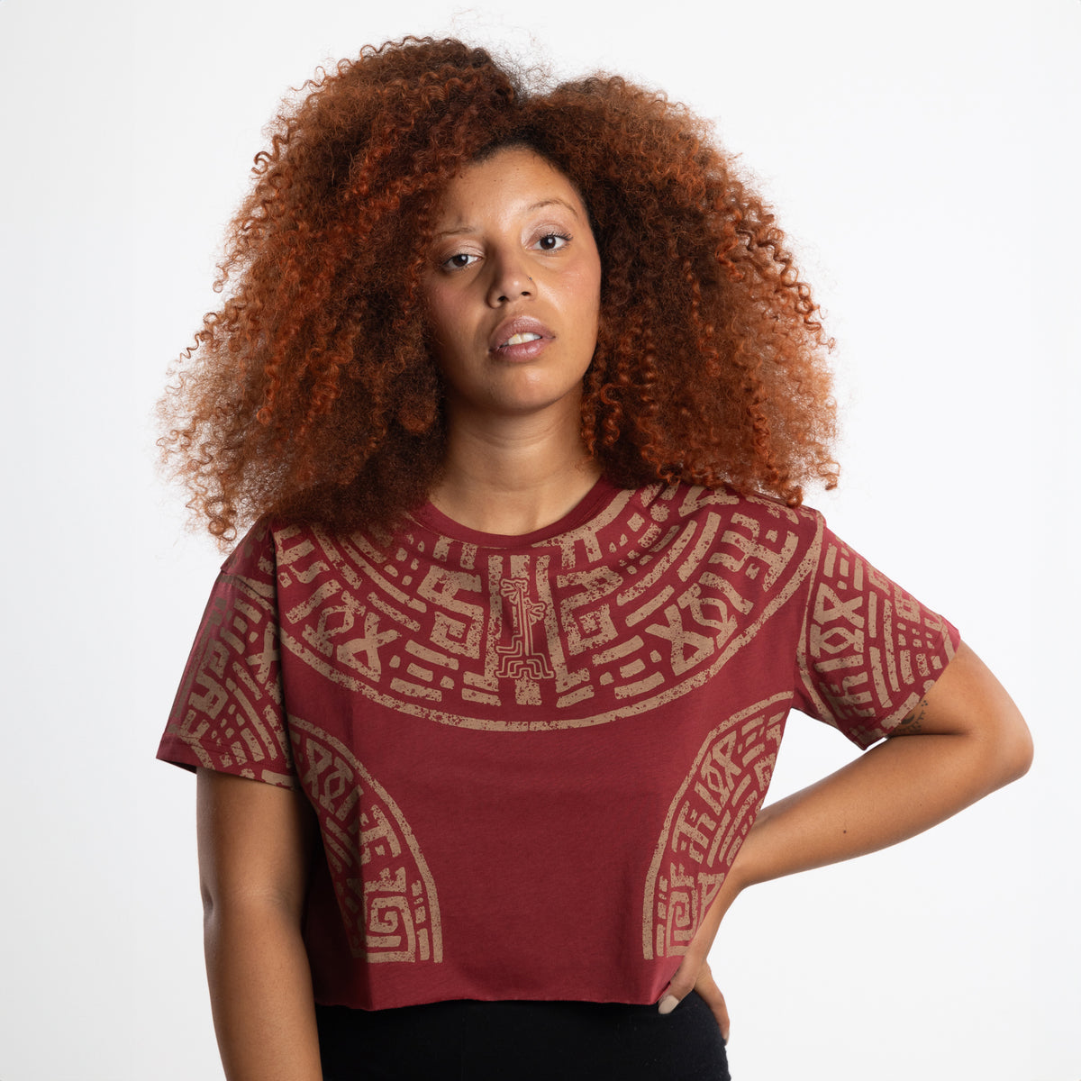 T-SHIRT RADICAL LOVE – MERLOT