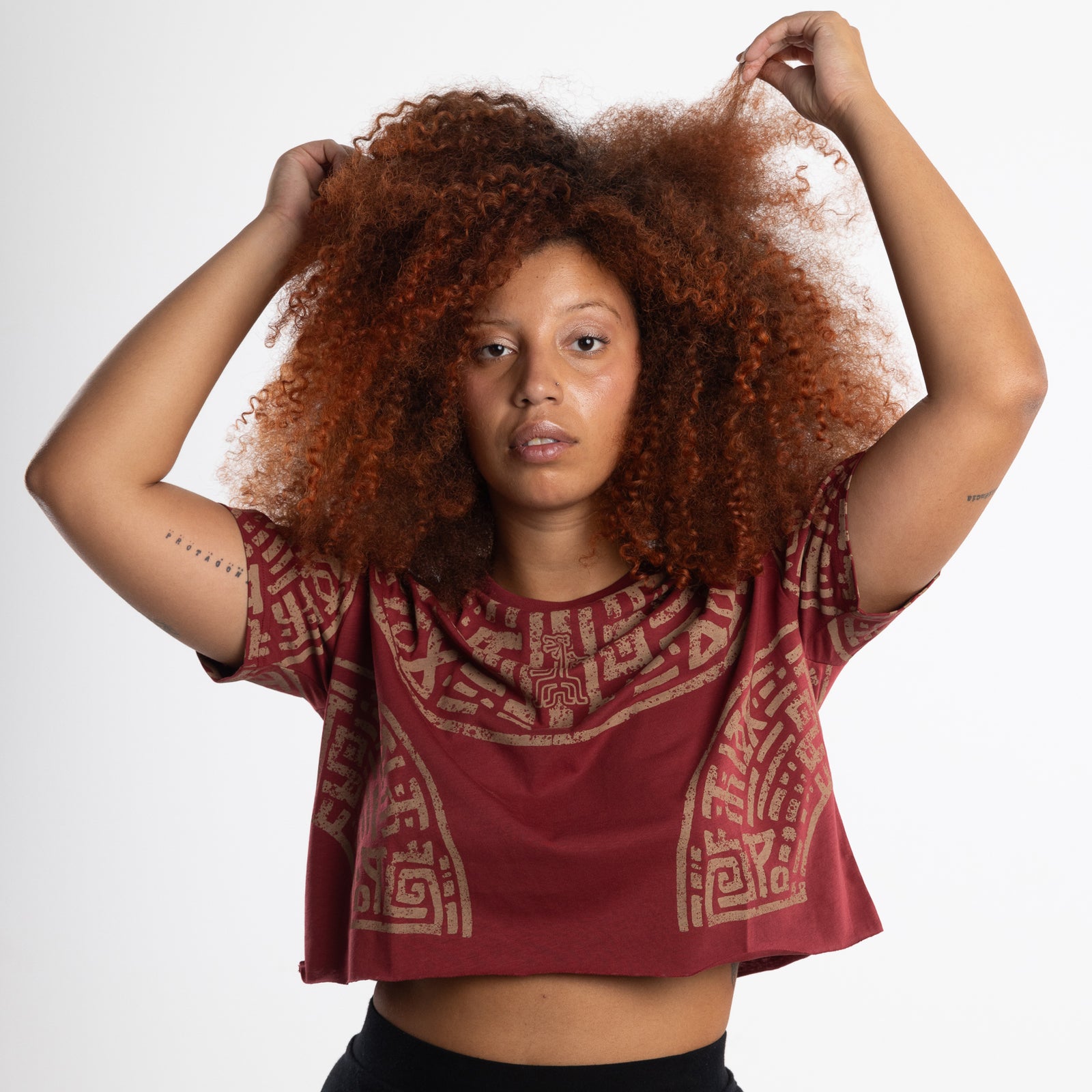 T-SHIRT RADICAL LOVE – MERLOT