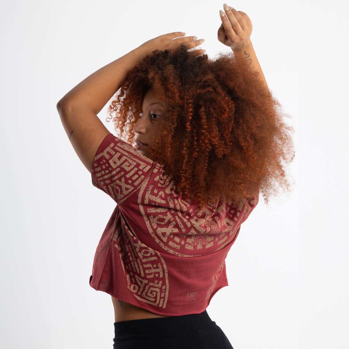 T-SHIRT RADICAL LOVE – MERLOT