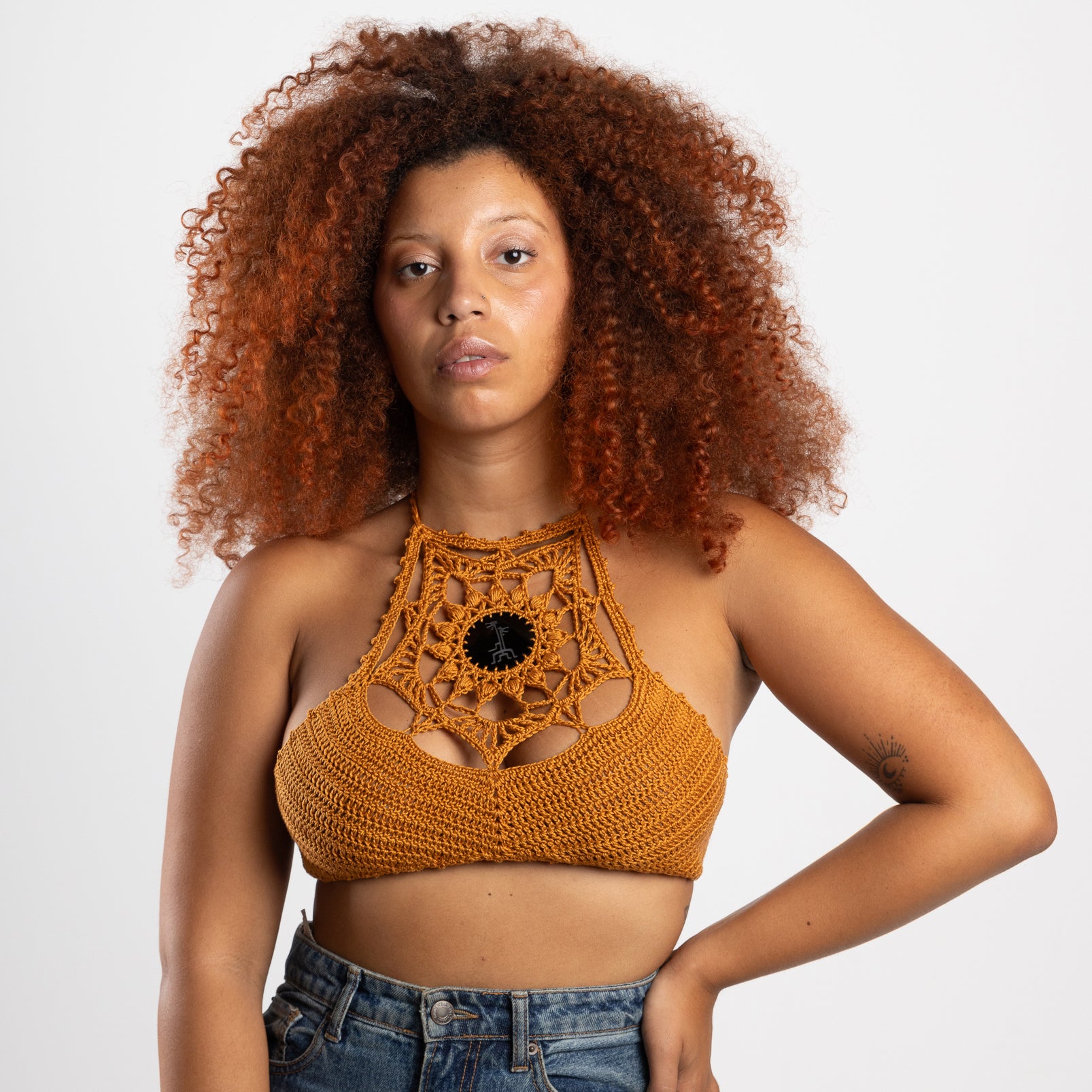 crochet festival top