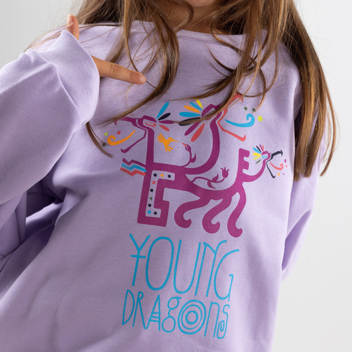 BOOM FESTIVAL EDITION 2023 KIDS SWEATSHIRT - ORCHID PURPLE