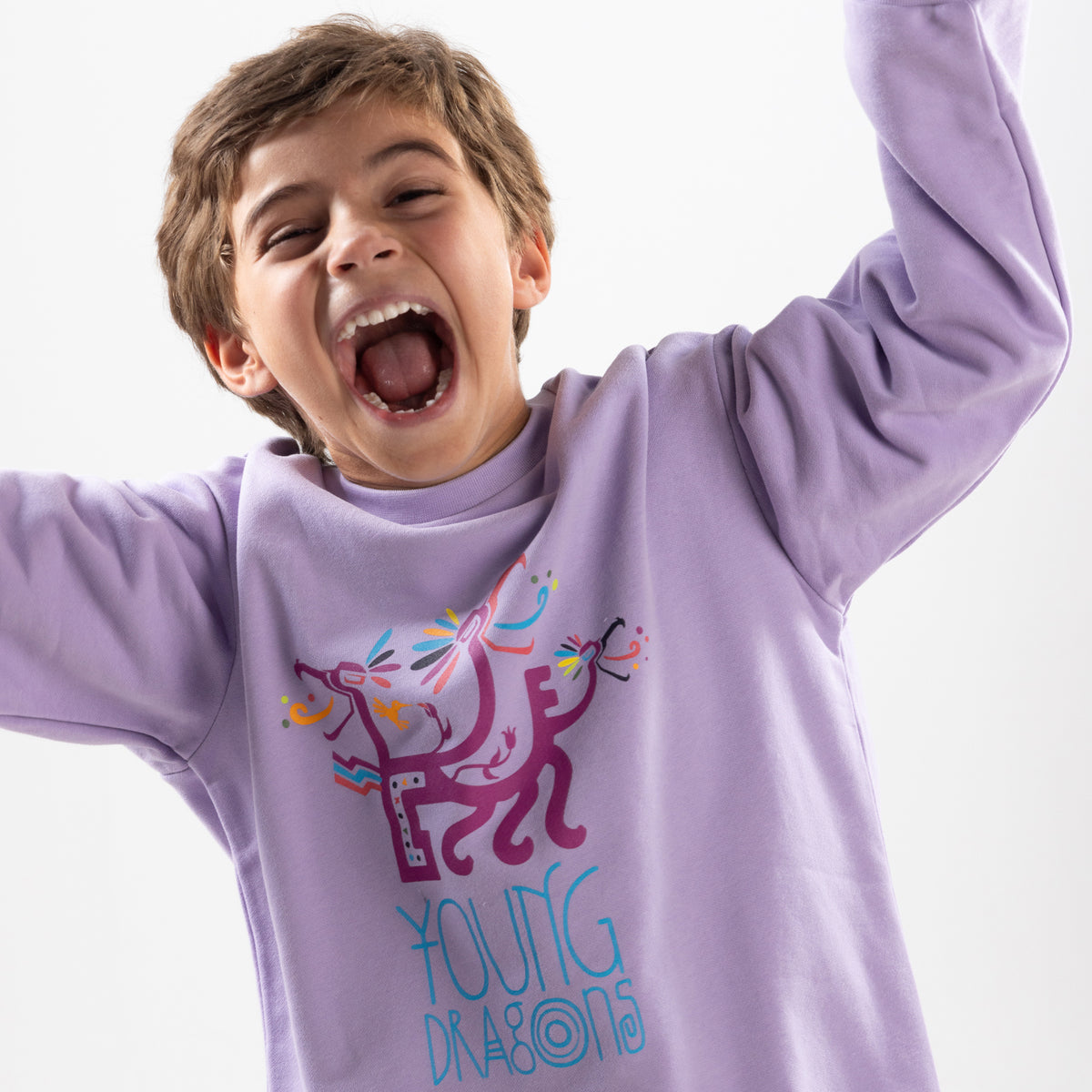 BOOM FESTIVAL EDITION 2023 KIDS SWEATSHIRT - ORCHID PURPLE