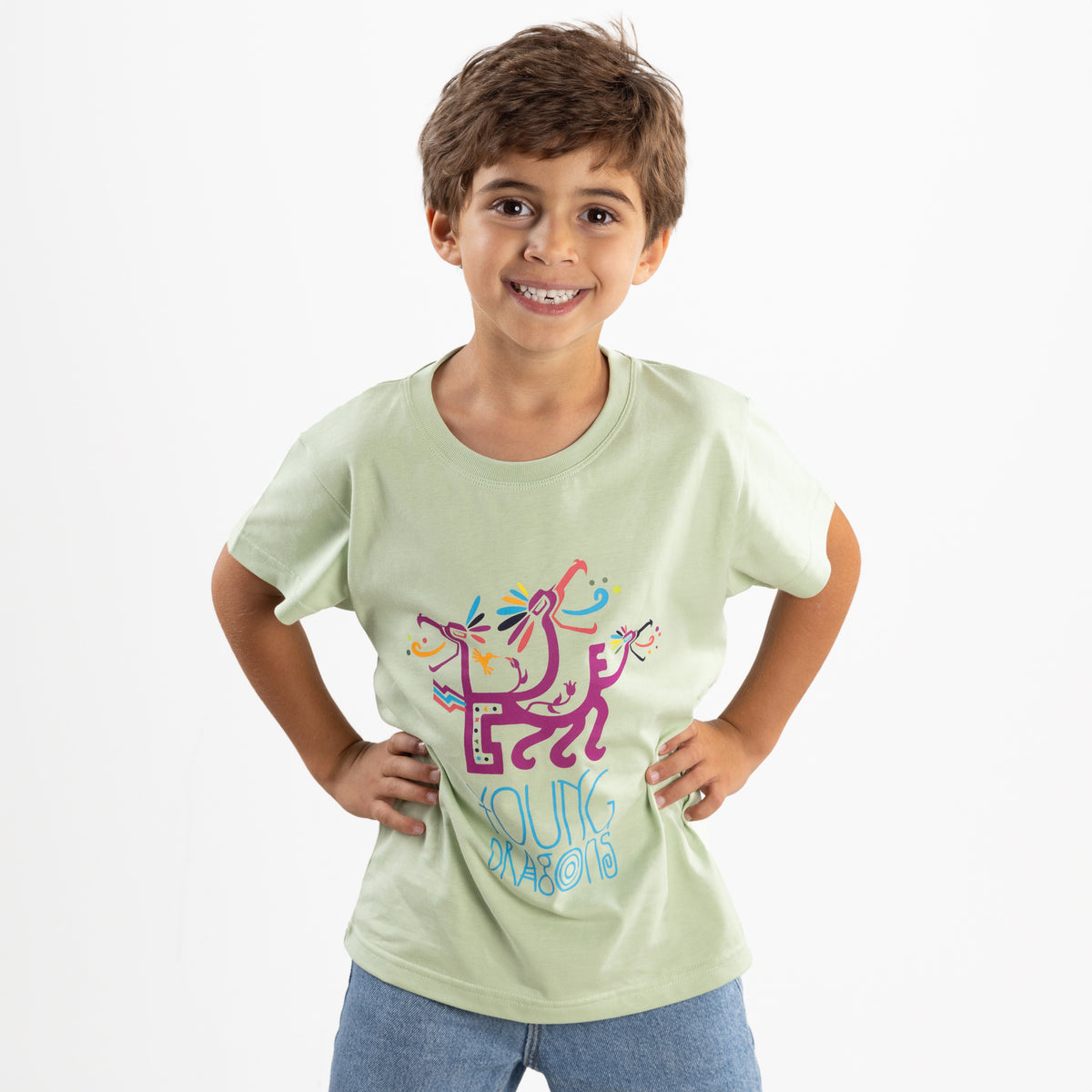 BOOM FESTIVAL EDITION 2023 KIDS T-SHIRT - PISTACHIO