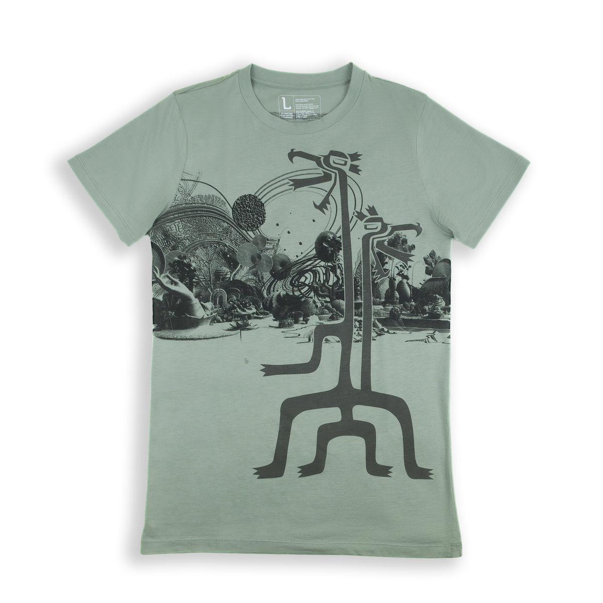 T-SHIRT BOOM LOGO 2025 EDITION - ARMY GREEN