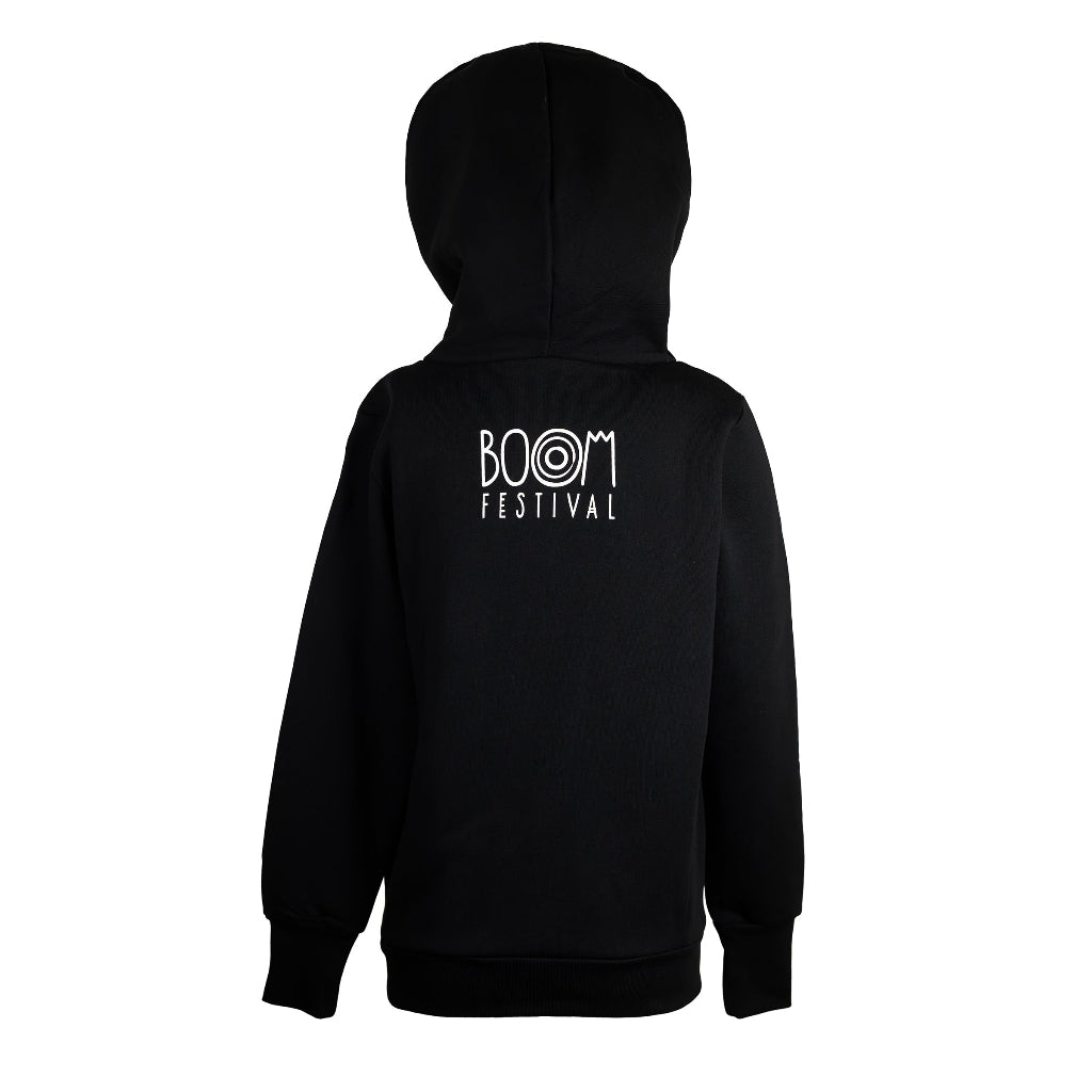BOOM LOGO HOODIE 2 - BLACK