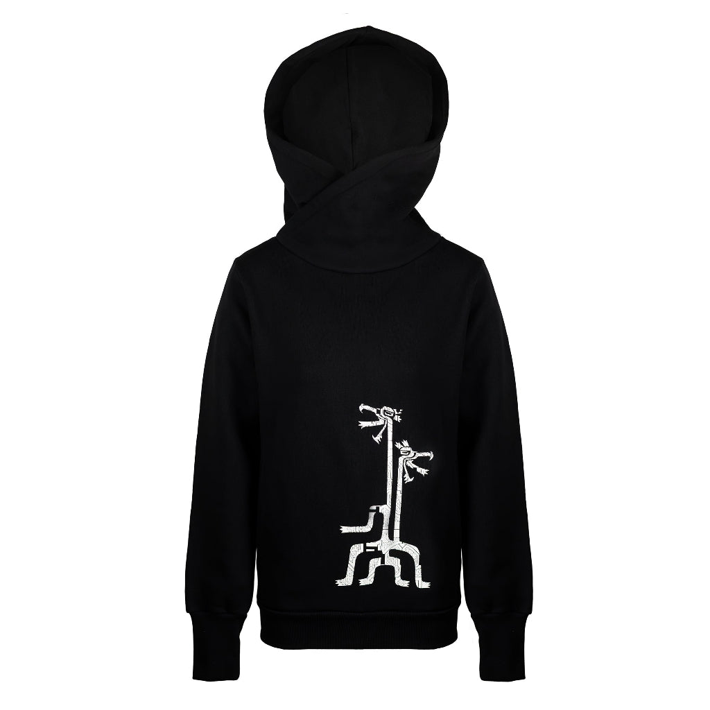 BOOM LOGO HOODIE 2 - BLACK