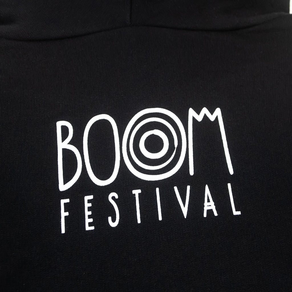 BOOM LOGO HOODIE 2 - BLACK