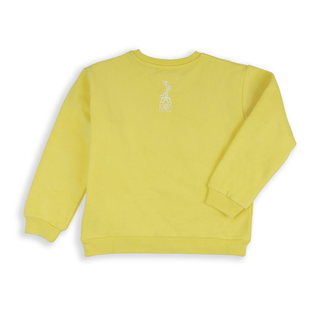 BOOM FESTIVAL EDITION 2025 KIDS SWEATSHIRT - YELLOW