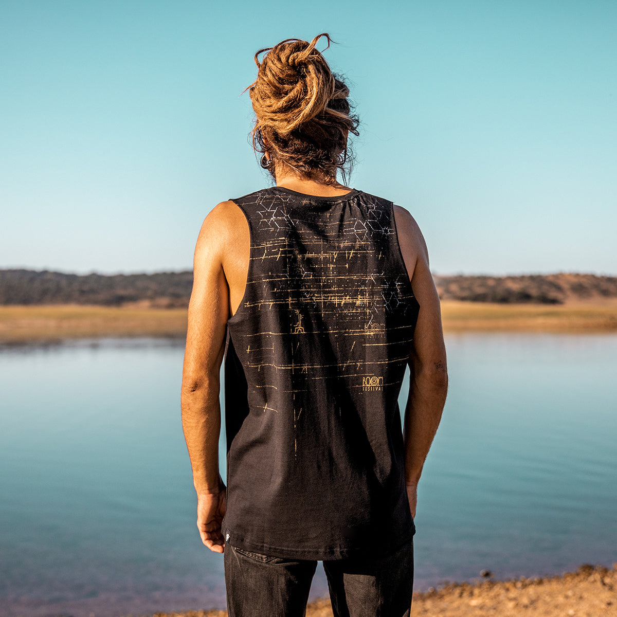 FREQUENCY TANK TOP - BLACK