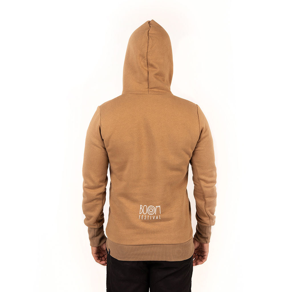 BOOM LOGO HOODIE – MOKA
