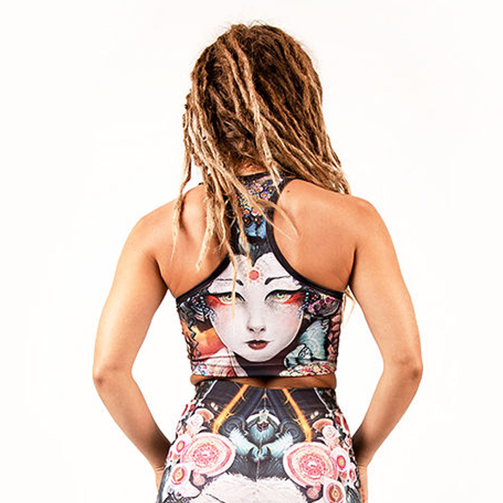 RAINBOW GEISHA CROP TOP