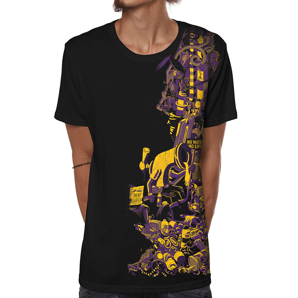 TIME IS UP T-SHIRT – BLACK