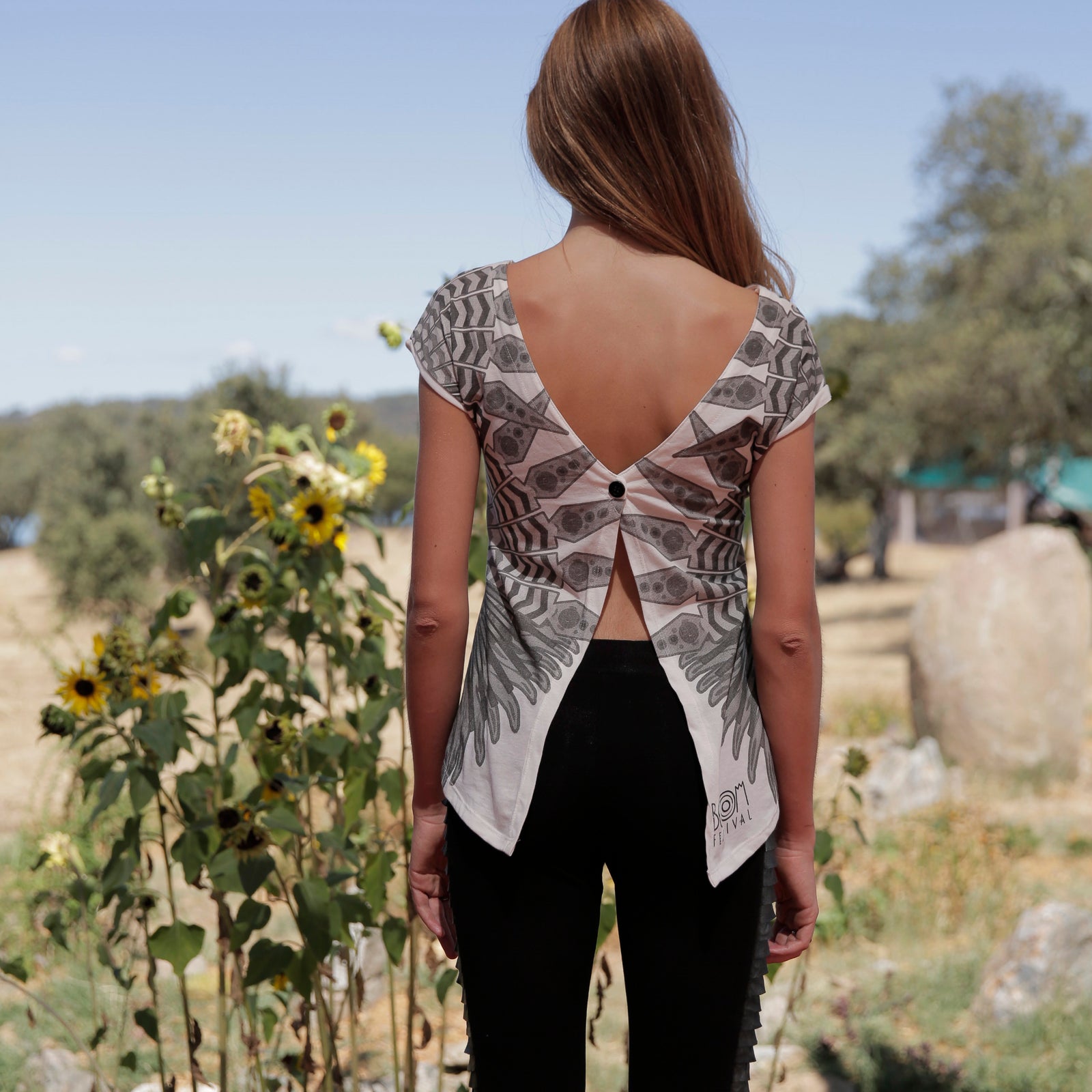 FEATHERS ACID T-SHIRT - WHITE